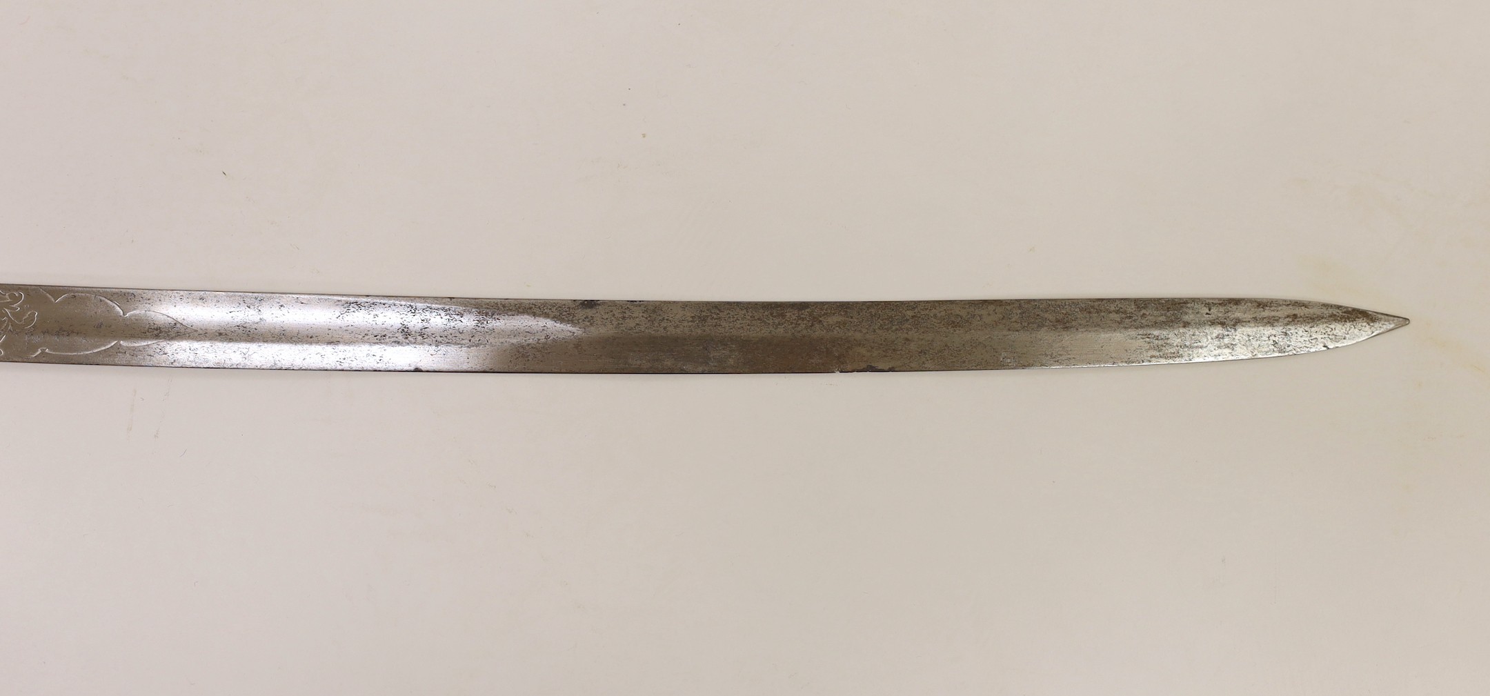 A Victorian naval officer's sword